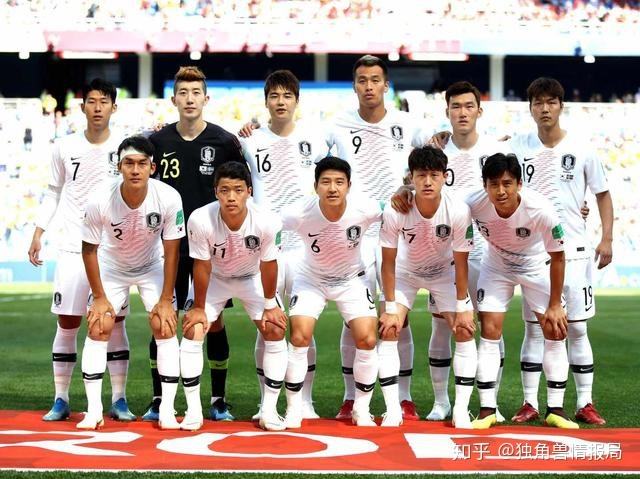 韩国足球队，韩国足球队世界排名！