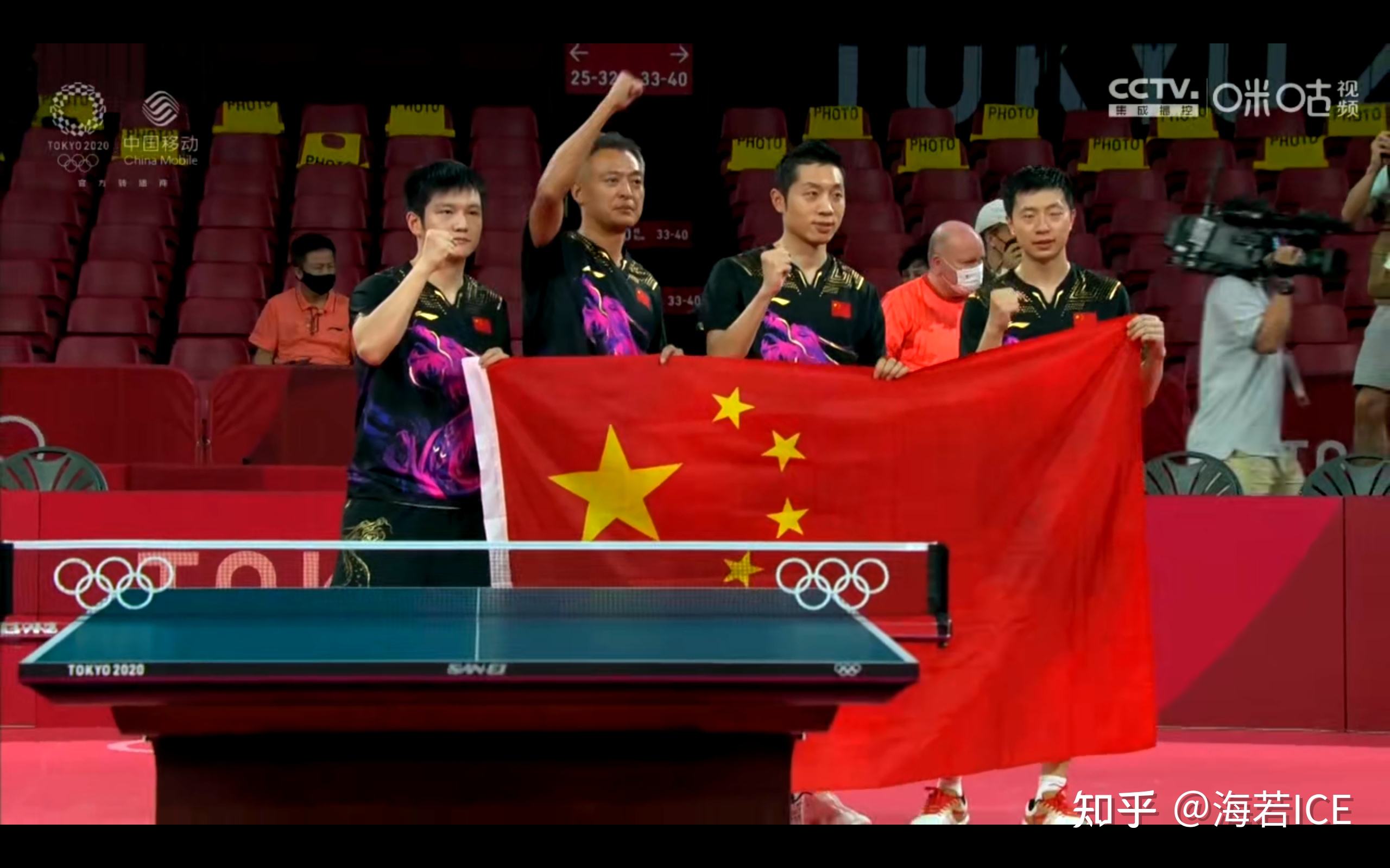 中国乒乓球男团蝉联冠军，中国乒乓球男团蝉联冠军颁奖！